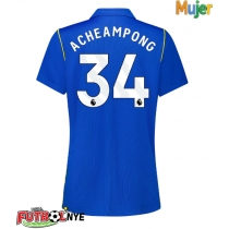 Camiseta Chelsea Josh Acheampong #34 Primera Equipación para mujer 2026-27 manga corta